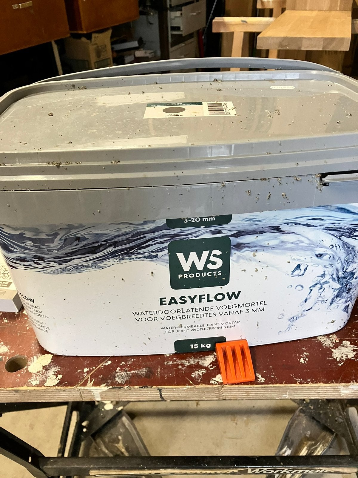Easyflow voegmortel steengrijs, Tuin en Terras, Ophalen, Zo goed als nieuw, Overige materialen, Overige typen