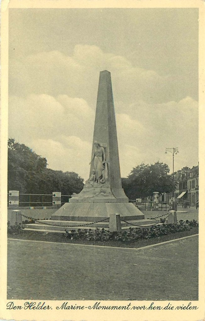 702-008-015 Den Helder  Marine Monument, Verzenden, Voor 1920, Noord-Holland