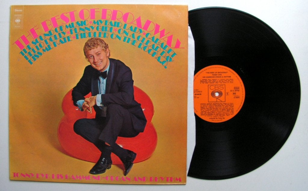 Tonny Eyk – The Best Of Broadway 10 nrs LP 1970 ZEER MOOI ZG, LP, Ophalen of Verzenden, Zo goed als nieuw, 12 inch
