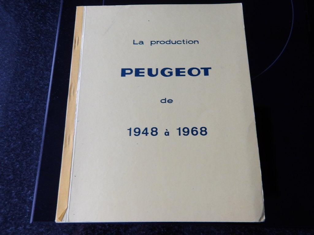 Peugeot Productie 1948-1968 Boek, Boeken, Auto's | Boeken, Onbekend, Ophalen of Verzenden, Zo goed als nieuw, Peugeot