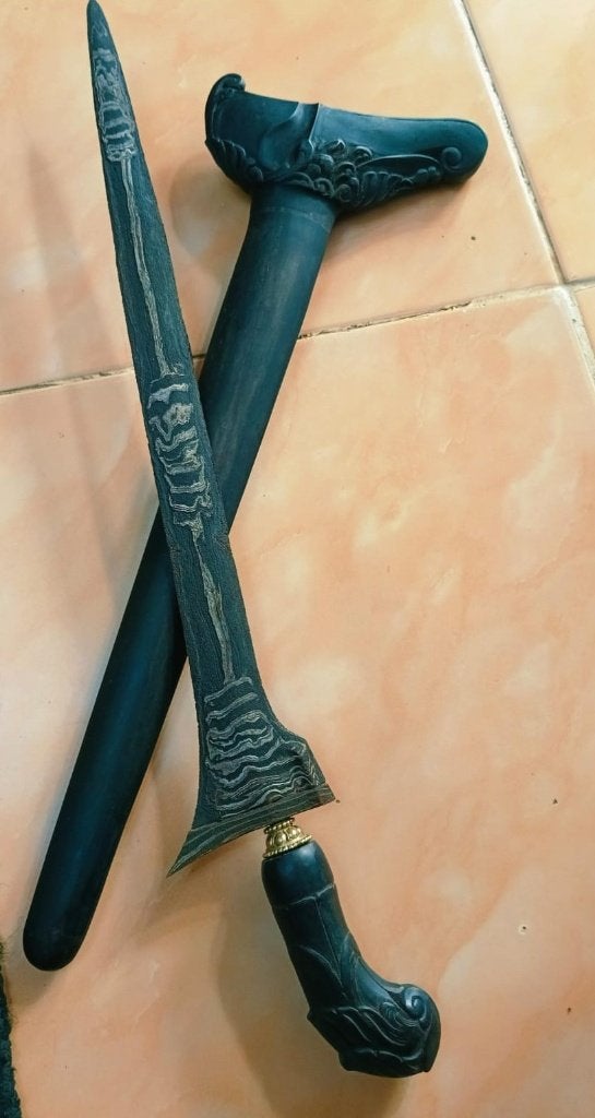 Antieke Keris Tilam Upih Tangguh Tuban - Timoho Pelet SVC57, Antiek en Kunst, Verzenden