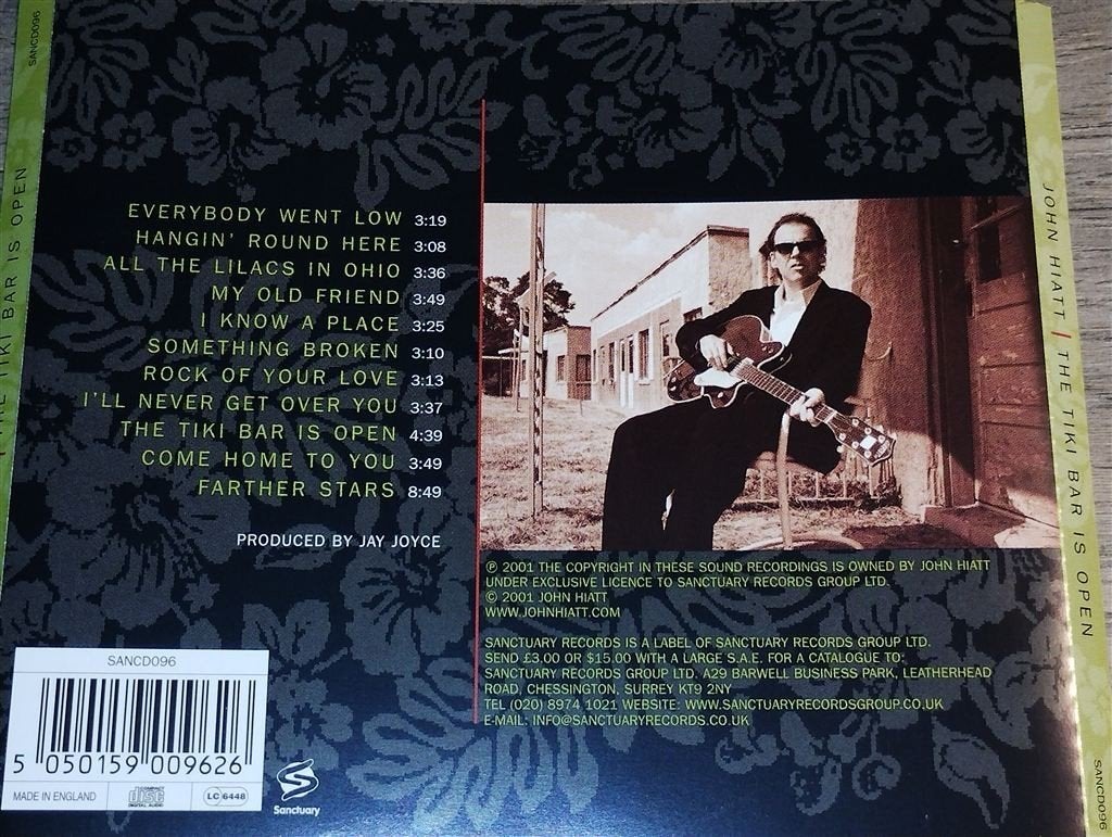 John Hiatt ‎- The Tiki Bar Is Open, Ophalen of Verzenden, Zo goed als nieuw