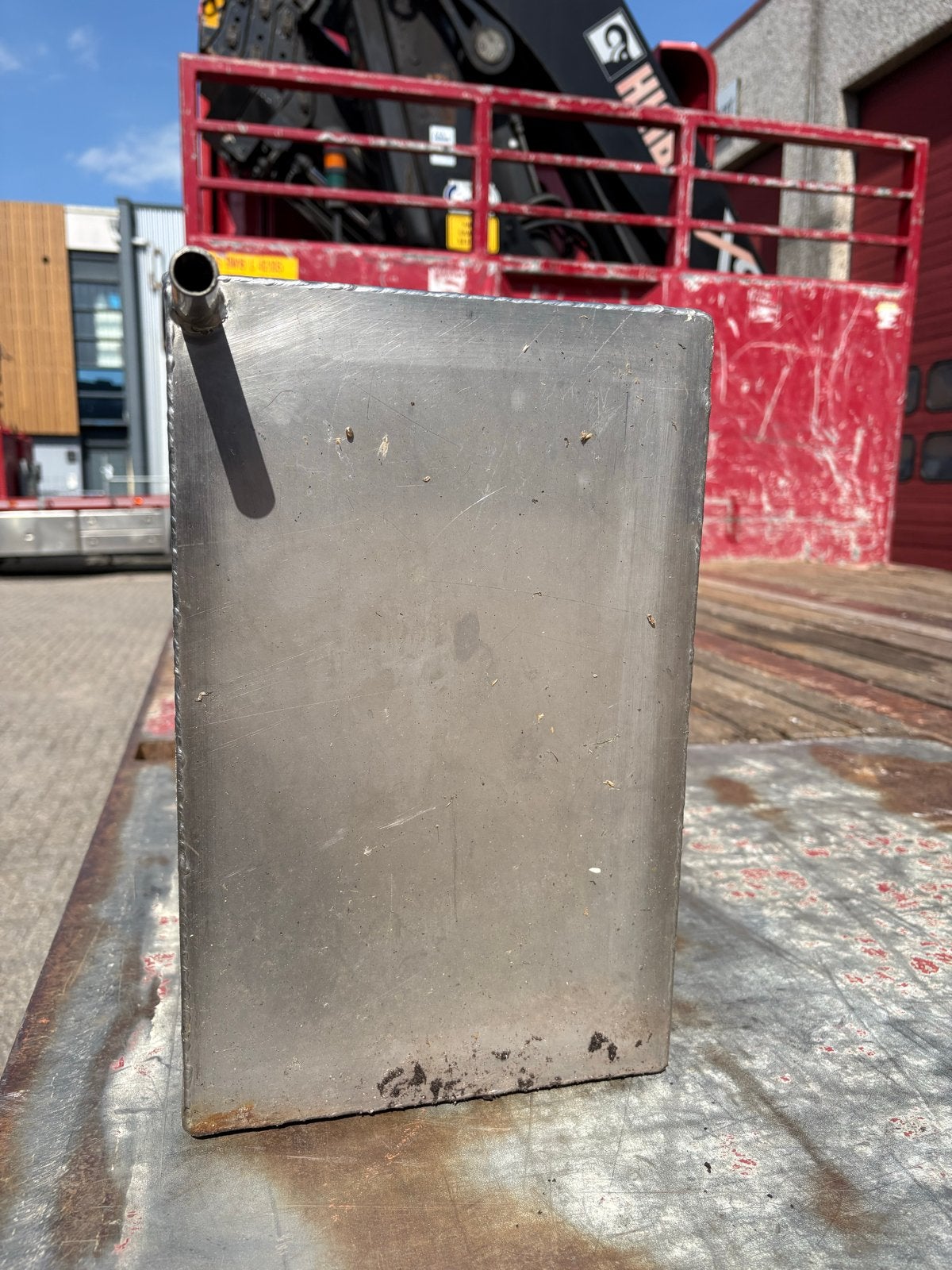 RVS Watertank 80x23x35cm voor boot/camper, Caravans en Kamperen, Ophalen of Verzenden, Gebruikt