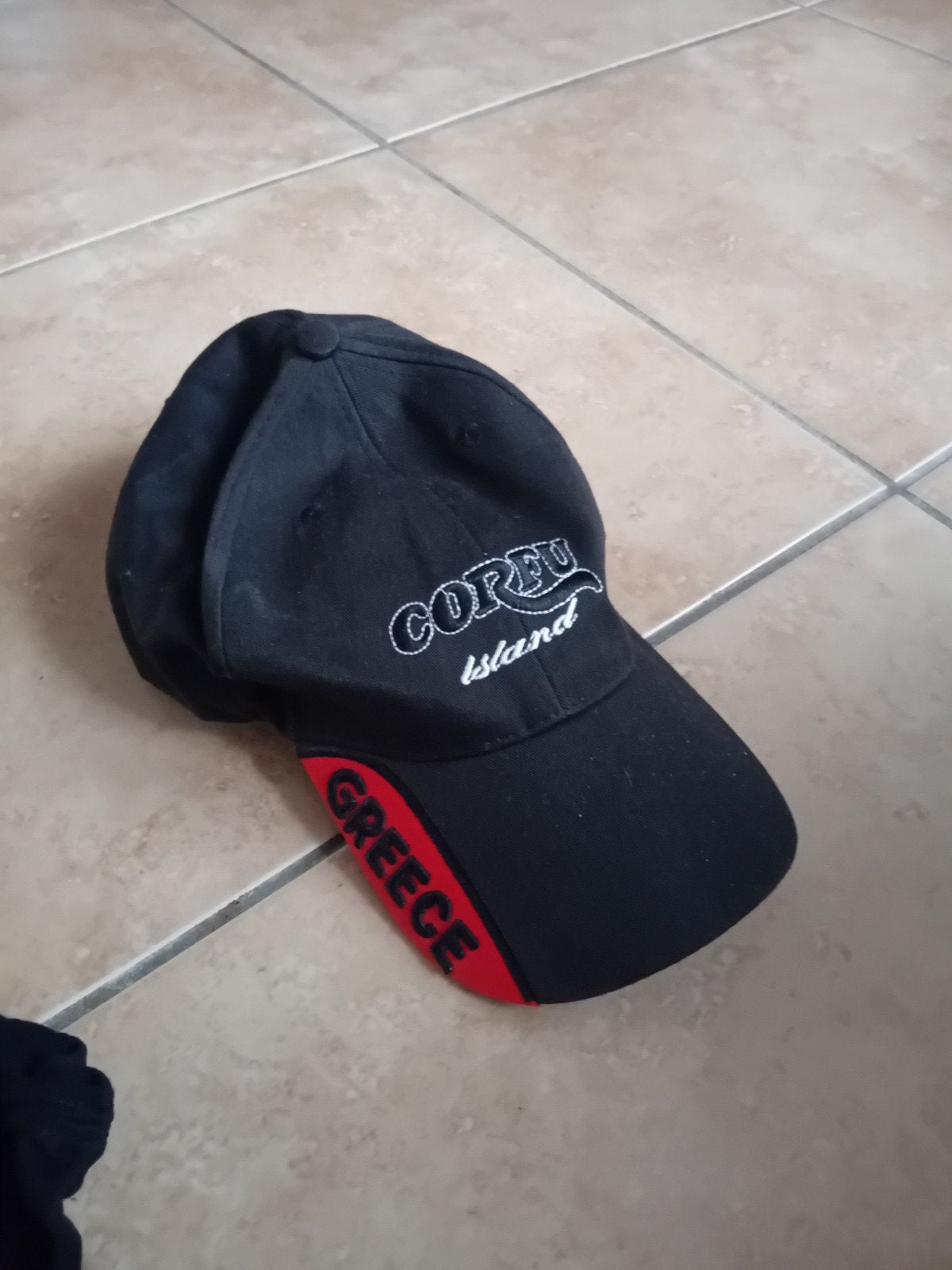 x Zwarte pet 'Corfu Island Greece', Ophalen, One size fits all, Gedragen, Pet