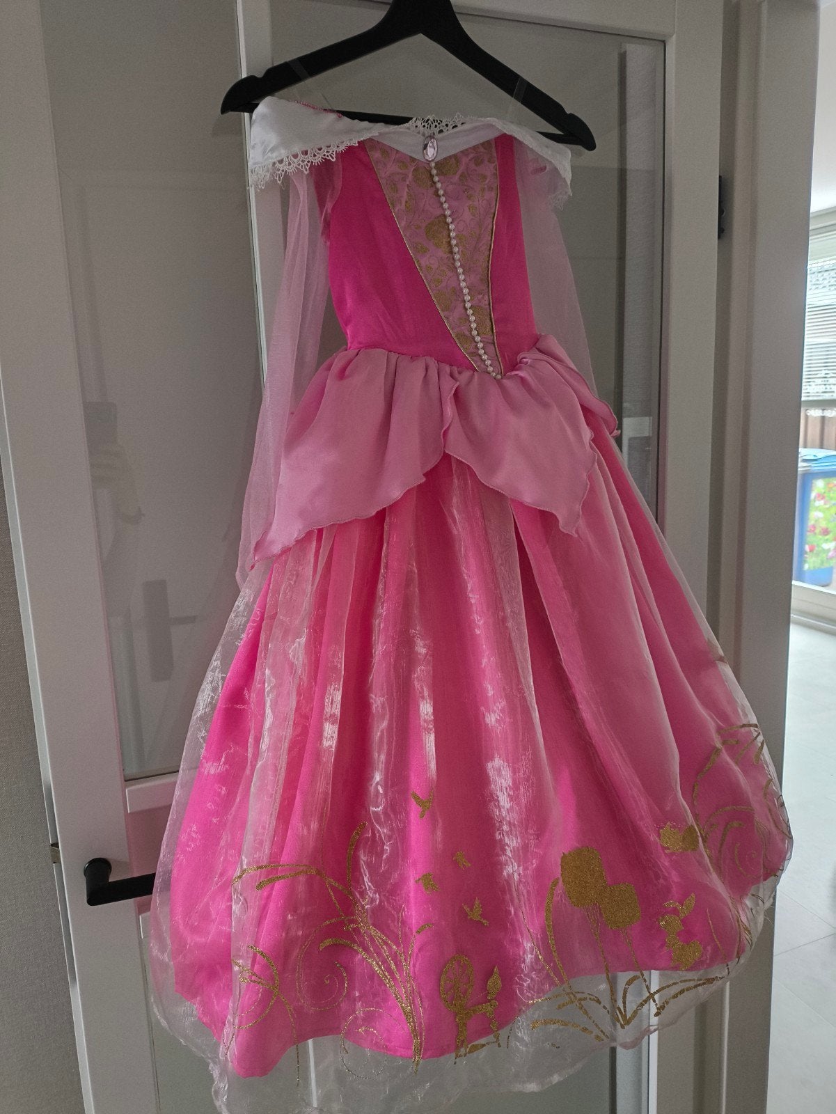 Prachtige Disneyland prinsessenjurk 7/8 jaar, Ophalen, Zo goed als nieuw, Meisje