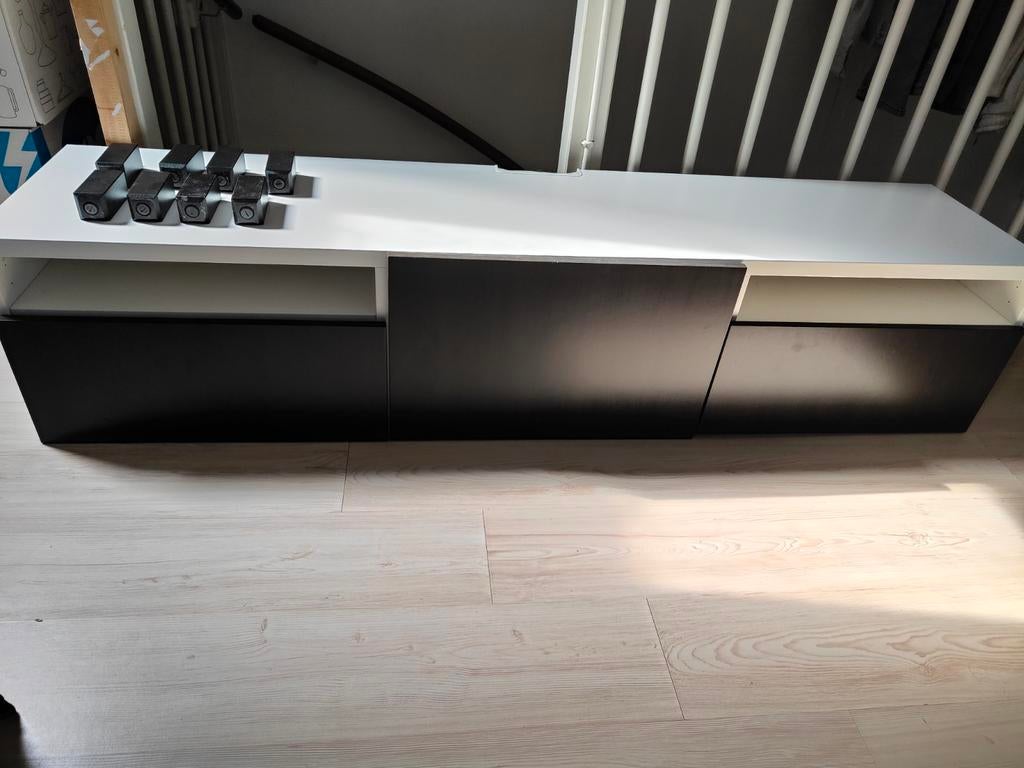 Besta Tv meubel, Ophalen, 150 tot 200 cm, Zo goed als nieuw, Minder dan 100 cm