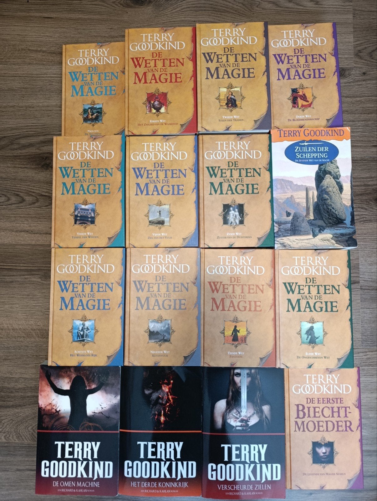 Terry Goodkind - De Wetten van de Magie & meer (16 boeken), Ophalen of Verzenden, Gelezen, Terry Goodkind