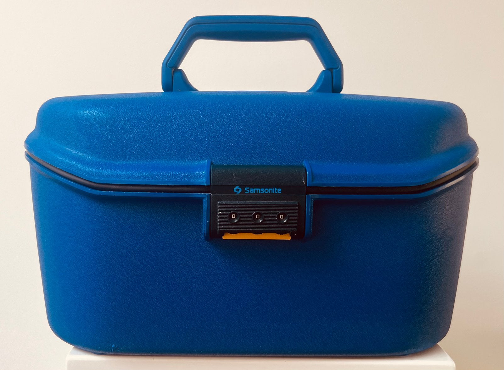 Vintage Samsonite Beautycase, Ophalen, Zo goed als nieuw, Blauw