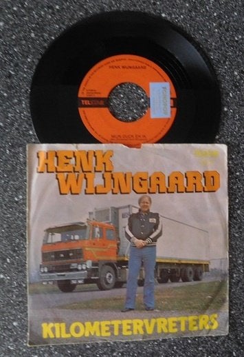 TELSTAR 2801 Henk Wijngaard - kilometervreters (vanaf € 2,00, Ophalen of Verzenden, Zo goed als nieuw, 7 inch, Levenslied of Smartlap