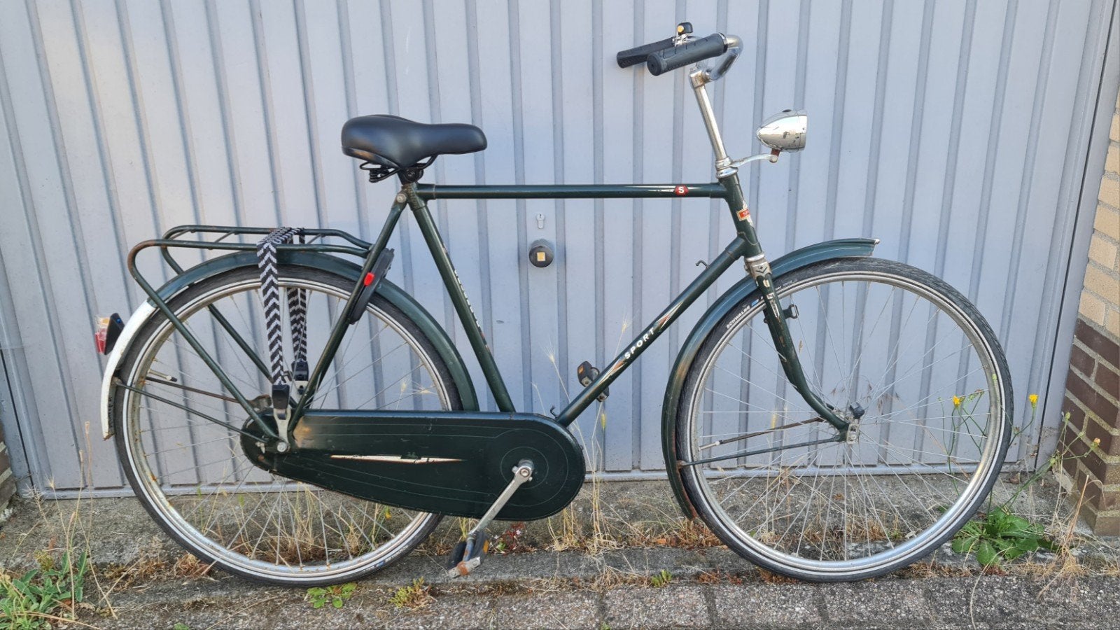 Splendid Sport herenfiets rijklaar met sleutel, Ophalen, Gebruikt, Terugtraprem, Overige merken