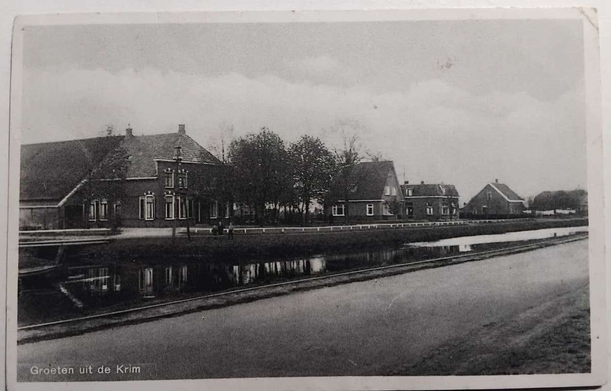 Fotokaart De Krim (Overijssel), Lutterhoofdwijk 1943, Ophalen of Verzenden, 1940 tot 1960, Gelopen, Overijssel