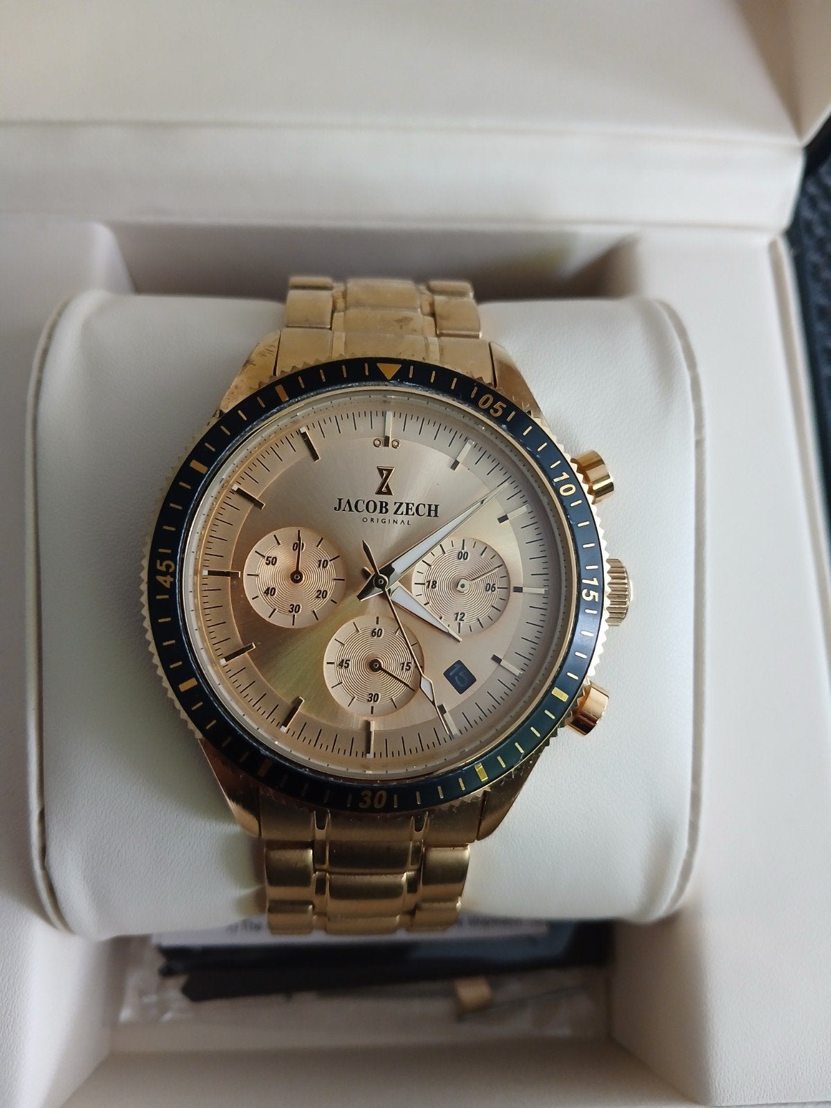 Set van 4 horloges: Hodler en Jacob Zech, Overige merken, Staal, Staal, Polshorloge