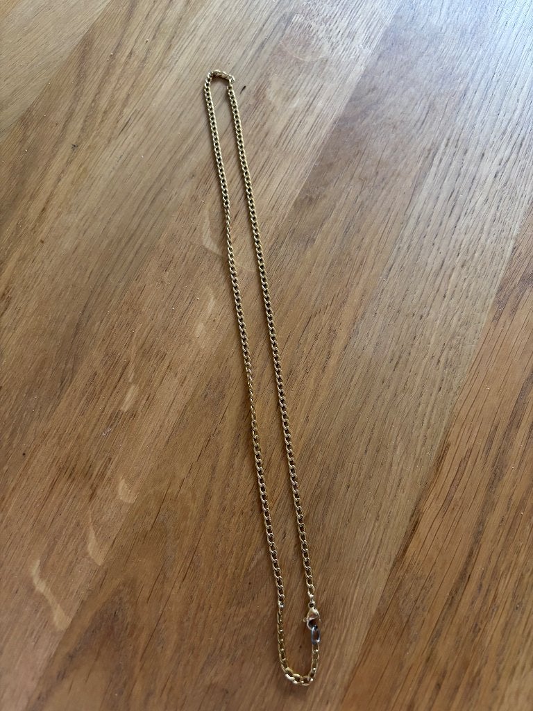 Ketting, Sieraden, Tassen en Uiterlijk, Kettingen, Ophalen of Verzenden, Gebruikt, Goud, Overige materialen