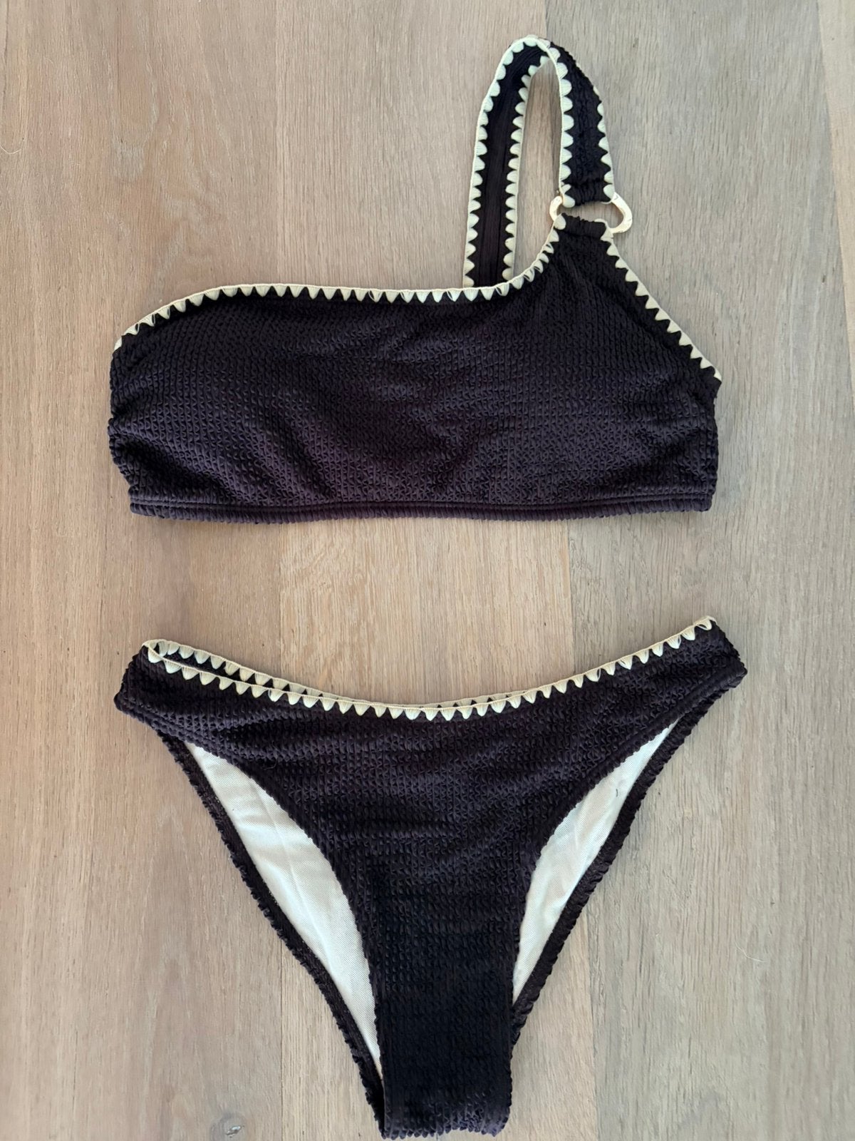 Shein bikini One Shoulder bruin maat Medium NIEUW!!!, Kleding | Dames, Badmode en Zwemkleding, Ophalen of Verzenden, Nieuw, Bruin