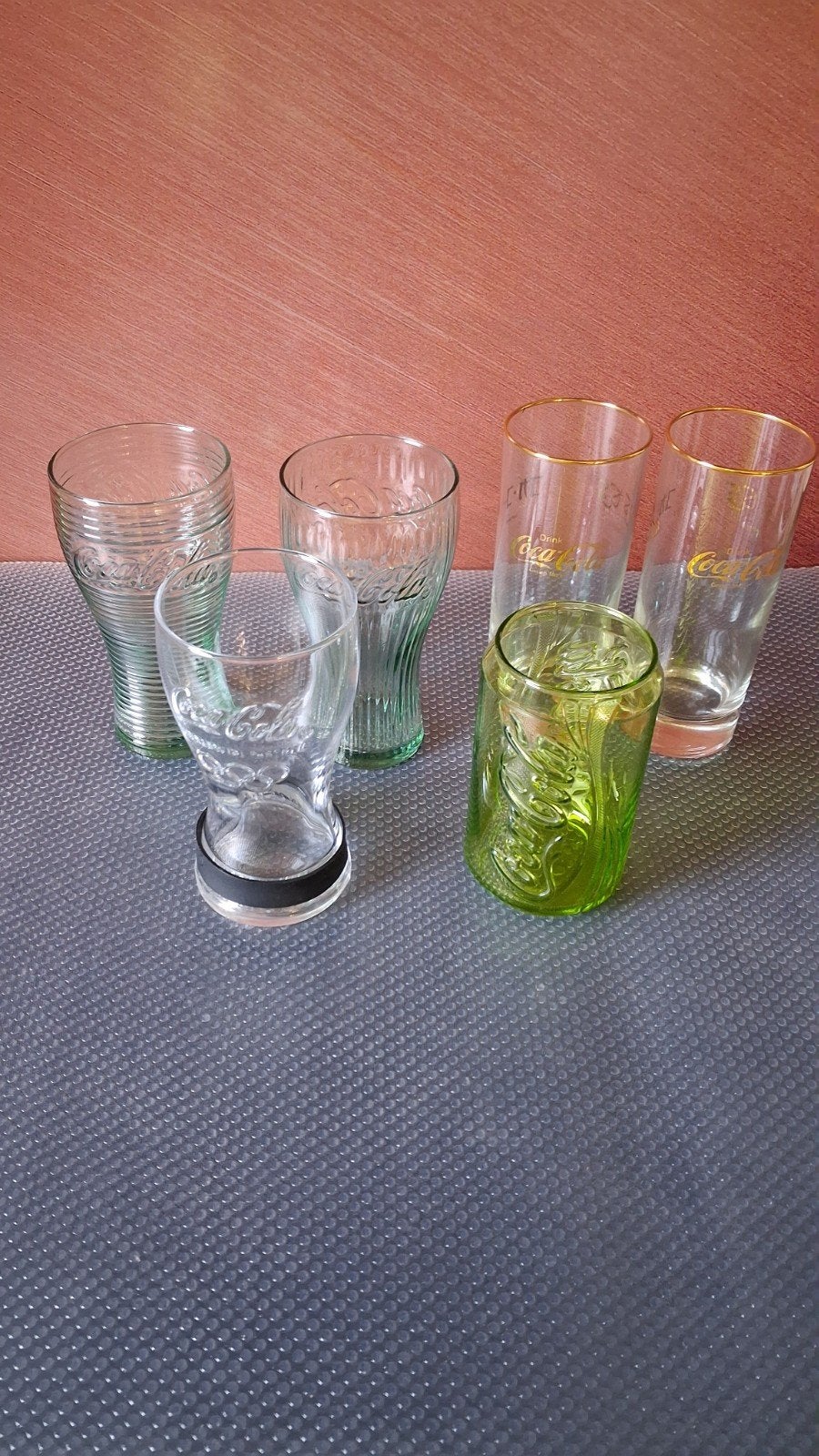 Stel Coca-Cola glazen  6 stuks, Ophalen of Verzenden, Zo goed als nieuw, Frisdrankglas