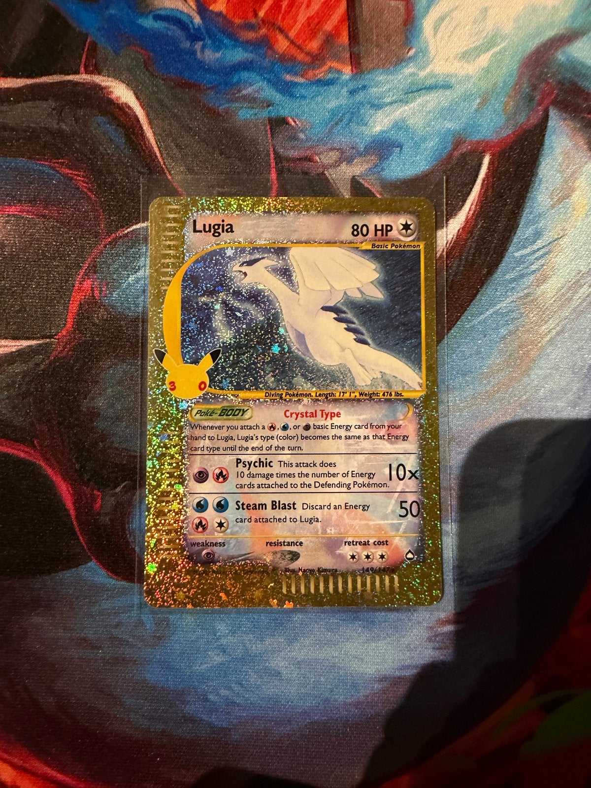 Lugia Celebrations Pokémon Kaart - Zo goed als nieuw, Ophalen of Verzenden, Zo goed als nieuw, Losse kaart, Foil