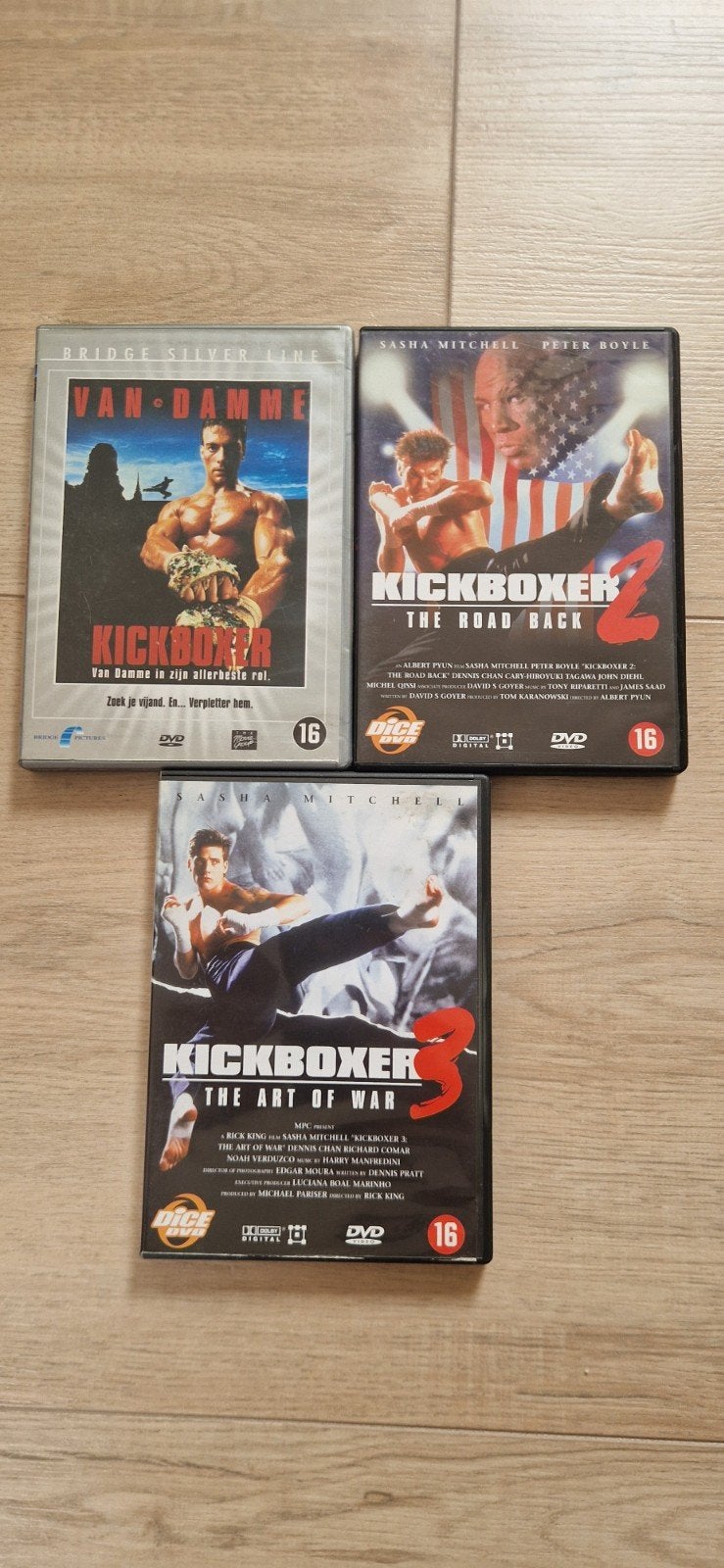 Dvd Kickboxer 1tm3 ( Nederlandse uitgave), Ophalen of Verzenden, Zo goed als nieuw