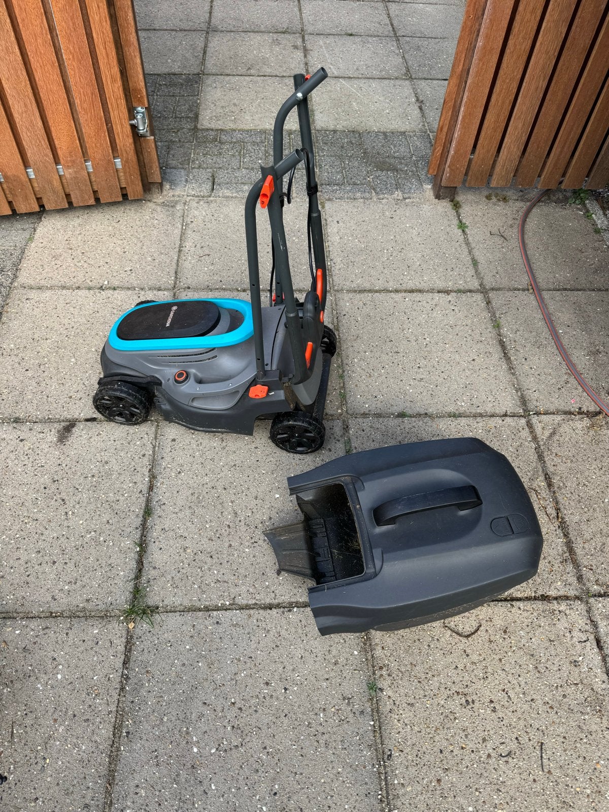 Gardena PowerMax 32/1200 G2 elektrische grasmaaier, Tuin en Terras, Ophalen, Cirkelmaaier, Gebruikt, Elektrische grasmaaier