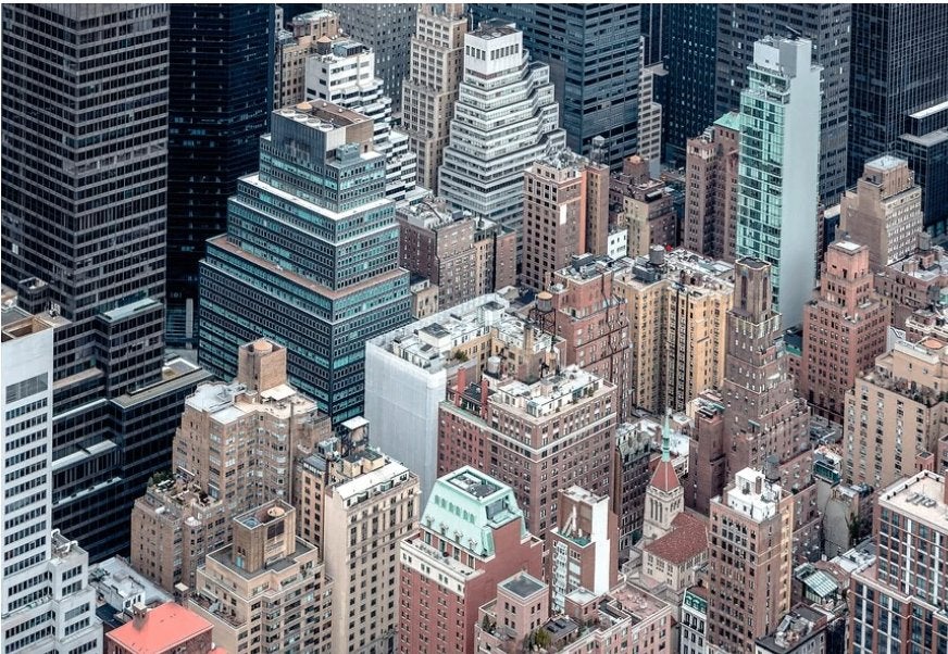 Nieuwe IKEA poster van New York skyline, Ophalen, Met lijst, Deurposter of groter, Rechthoekig Liggend