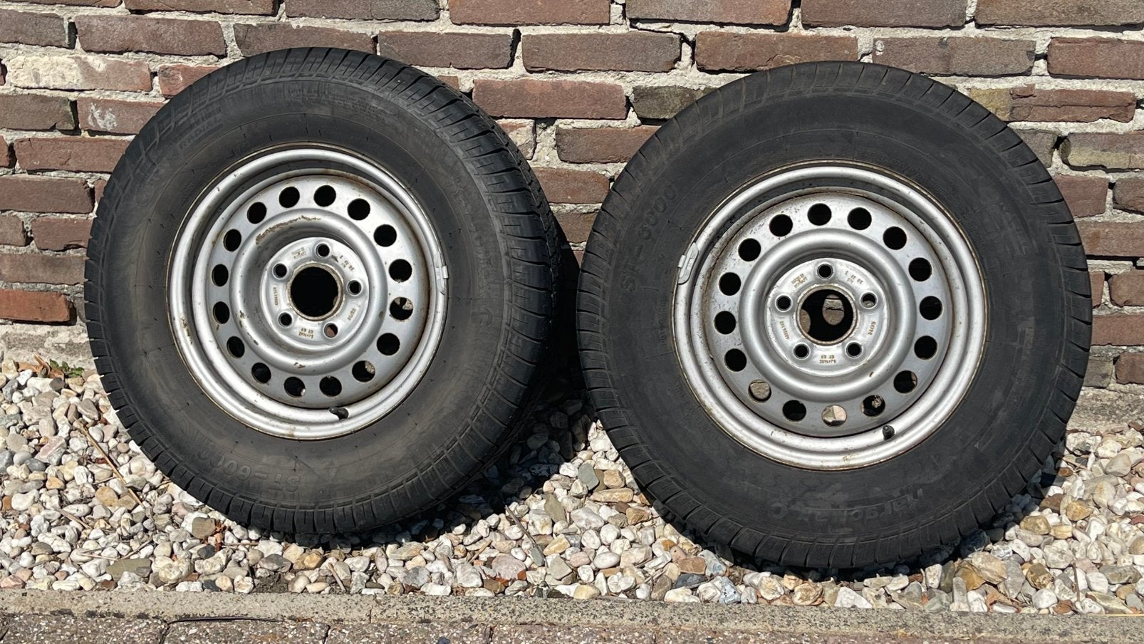 AL-KO Aanhangwagen wielen 900 kg 185/80R14C 5x112 ET30, Ophalen, Gebruikt