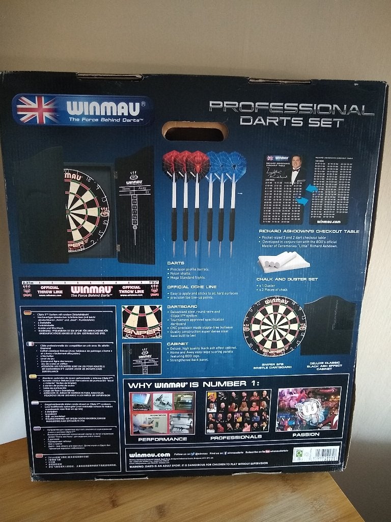 Nieuw! Winmau Professional Darts set, Ophalen, Nieuw, Dartbord