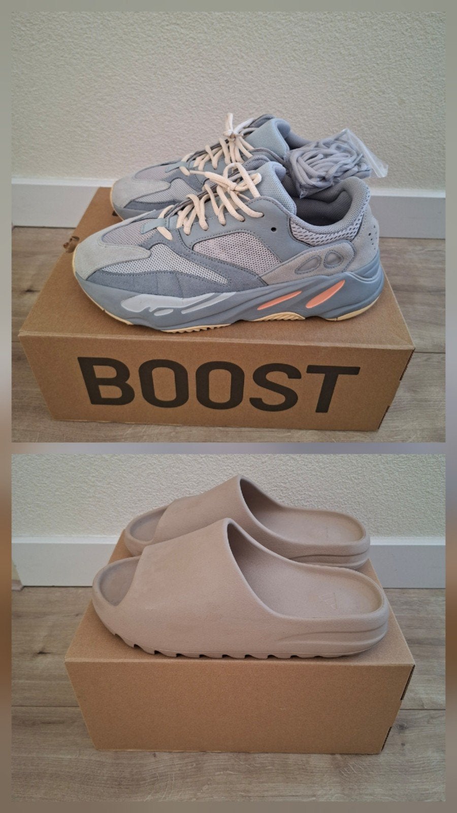 Adidas yeezy 700 INERTI en yeezy slide pure, Overige kleuren, Ophalen of Verzenden, Sneakers of Gympen, Adidas Yeezy