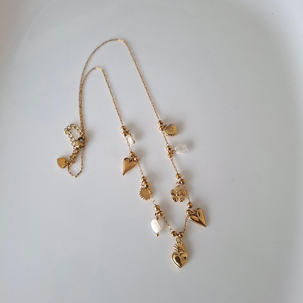 Bedelketting Stainless steel NIEUW!, Ophalen of Verzenden, Nieuw, Overige materialen