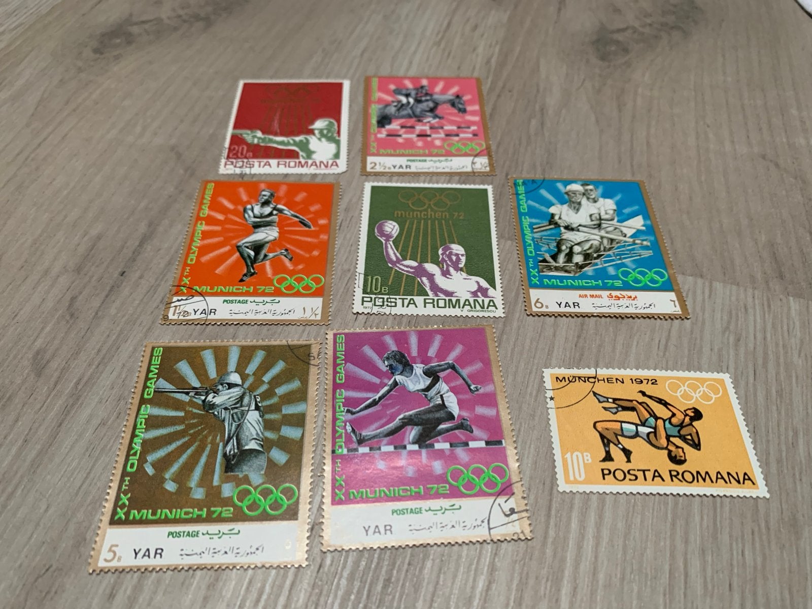 Olympische Spelen 1972 Postzegels - Diverse Landen, Ophalen of Verzenden, Na 1940, Gestempeld