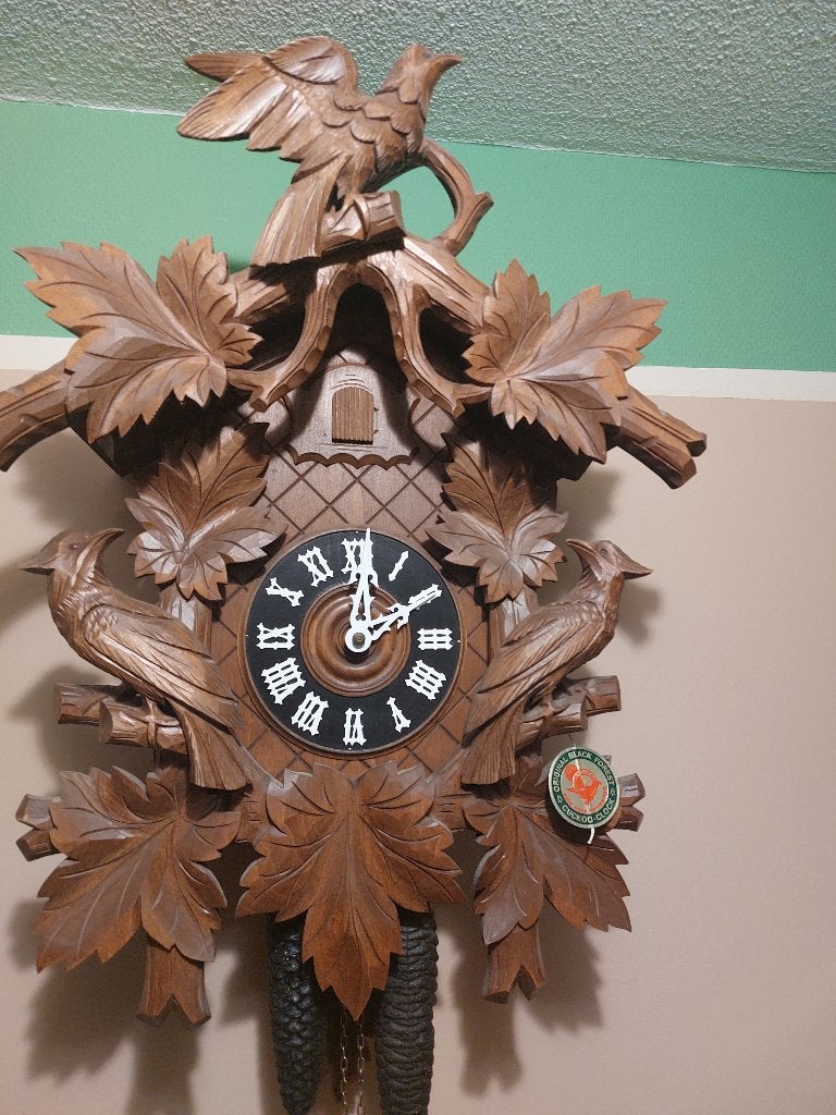 koekoeksklok NIEUW groot model 8 daags uurwerk, Ophalen