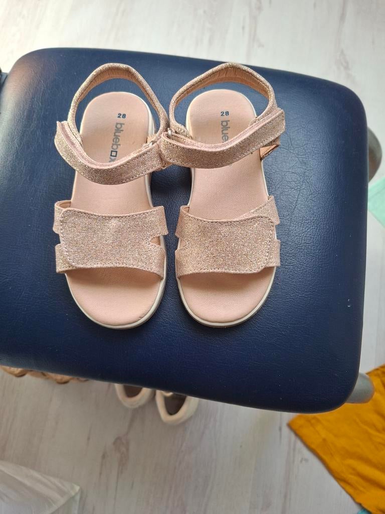 Glitter zomer sandalen maat 28 - Zo goed als nieuw, Bluebox, Meisje, Schoenen, Ophalen of Verzenden