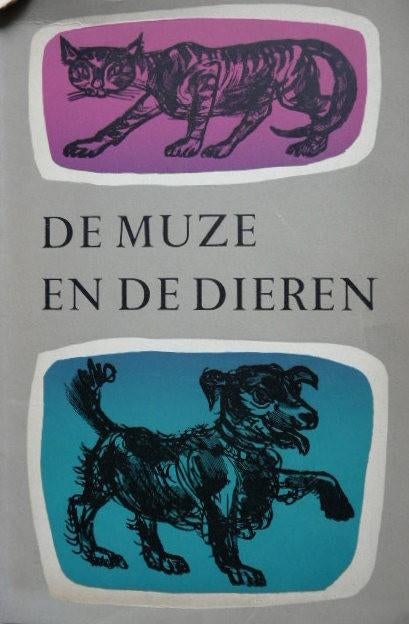 CPNB 1954 # De muze en de dieren e.a. 5 boeken - foto's, Boeken, Ophalen of Verzenden, Gelezen