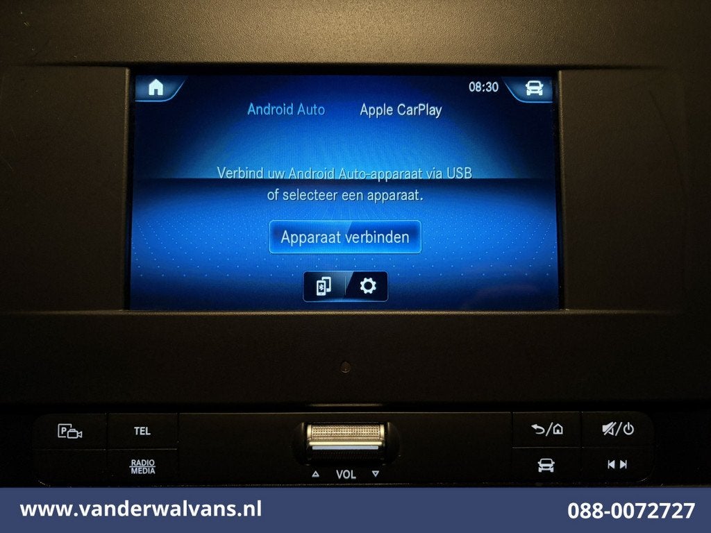 Mercedes-Benz Sprinter 315 CDI 150pk L3H2 Euro6 Airco | Came, Auto's, 4 cilinders, Wit, Bedrijf, Multifunctioneel stuurwiel