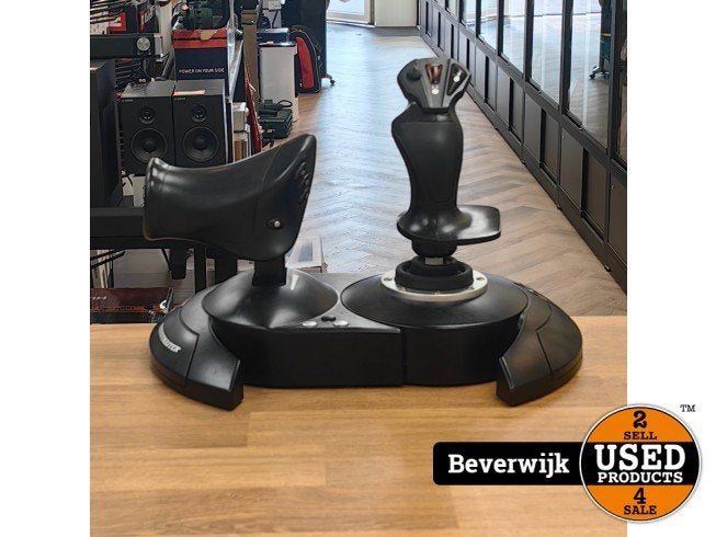 Thrustmaster T-Flight Hotas X Zwart - In Goed Staat, Computers en Software, Thrustmaster, Zo goed als nieuw, https://support.thrustmaster.com/en/contact-en/