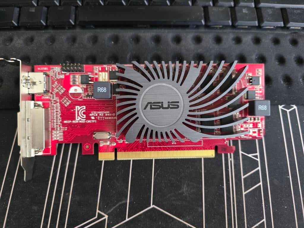 ASUS Radeon HD 5450 512MB Low Profile GPU voor server, Gebruikt, AMD, GDDR3, HDMI