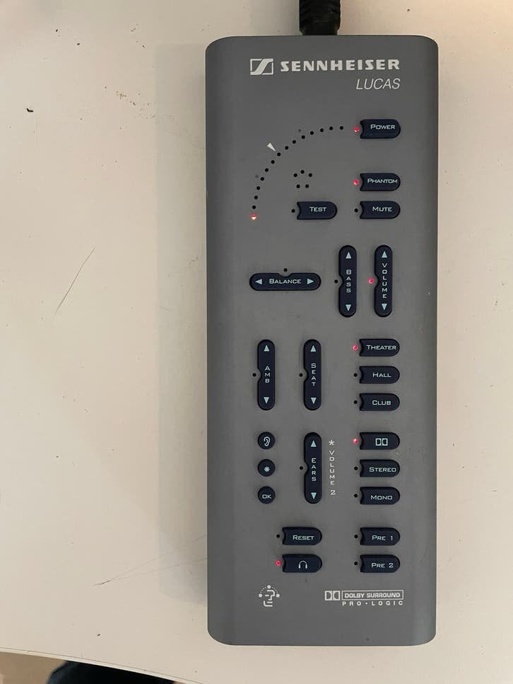 Sennheiser Lucas Dolby Surround Pro Logic Controller, Overige merken, Gebruikt, Ophalen of Verzenden, 5.1-systeem