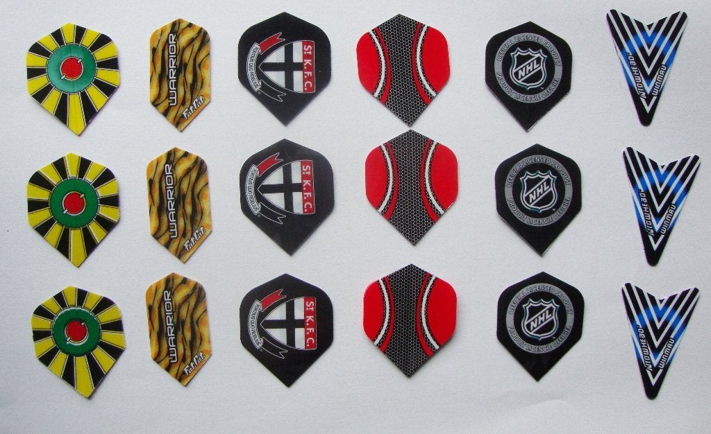 set 18 stuks dart flights - Verschillende designs - nieuw, Ophalen of Verzenden, Nieuw, Flights