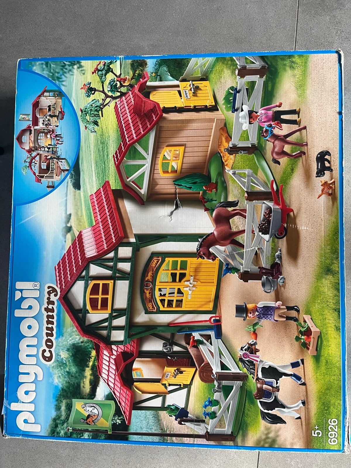 Playmobil Country Grote Paardenstal 6926, Ophalen of Verzenden, Zo goed als nieuw, Jongen of Meisje