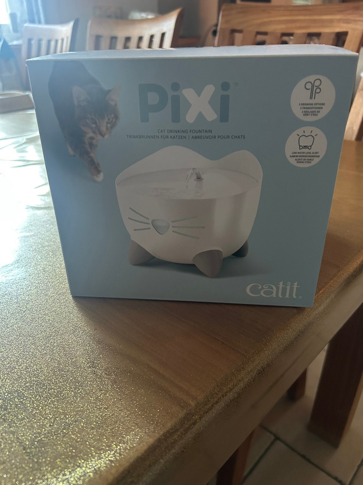 Te koop nieuwe katten drinkfontein, Ophalen, Nieuw