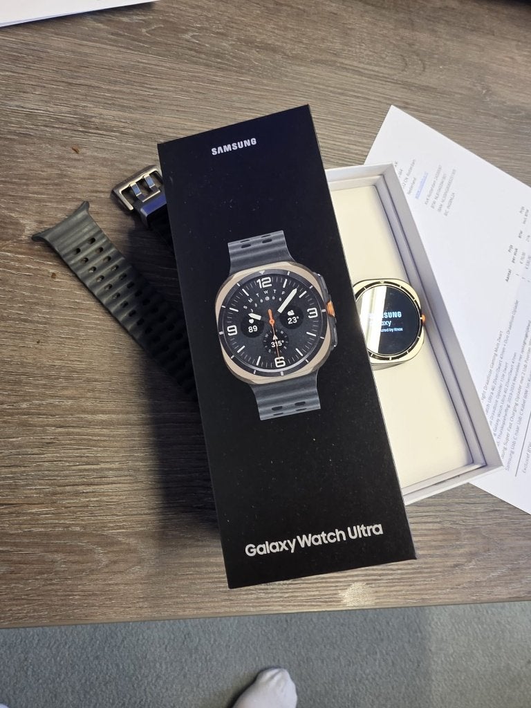 Samsung Galaxy Watch Ultra Zilver/Zwart 47mm, Gebruikt, Ophalen of Verzenden, Samsung, Waterdicht
