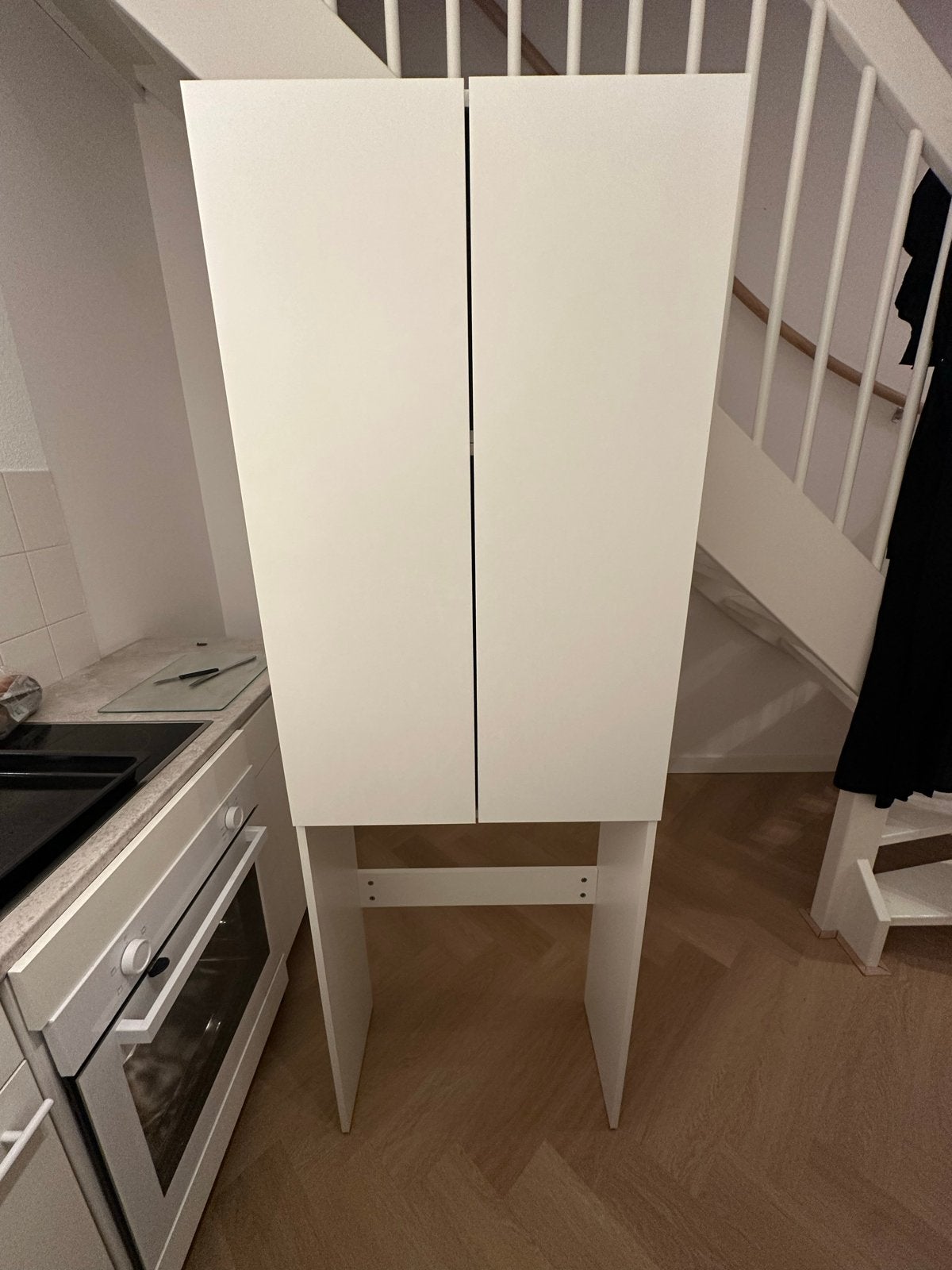 IKEA NYSJÖN Kast voor wasmachine, wit, 65x190 cm, Ophalen, Nieuw
