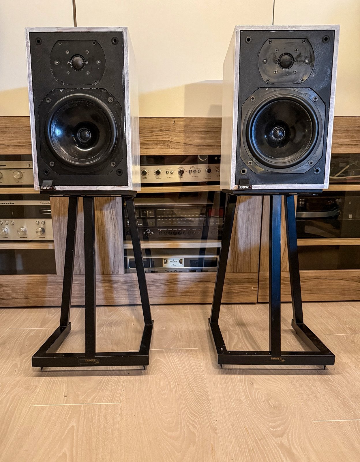 Bowers & Wilkins DM12, Audio, Tv en Foto, Luidsprekers, Ophalen, Gebruikt, Bowers & Wilkins (B&W), 120 watt of meer
