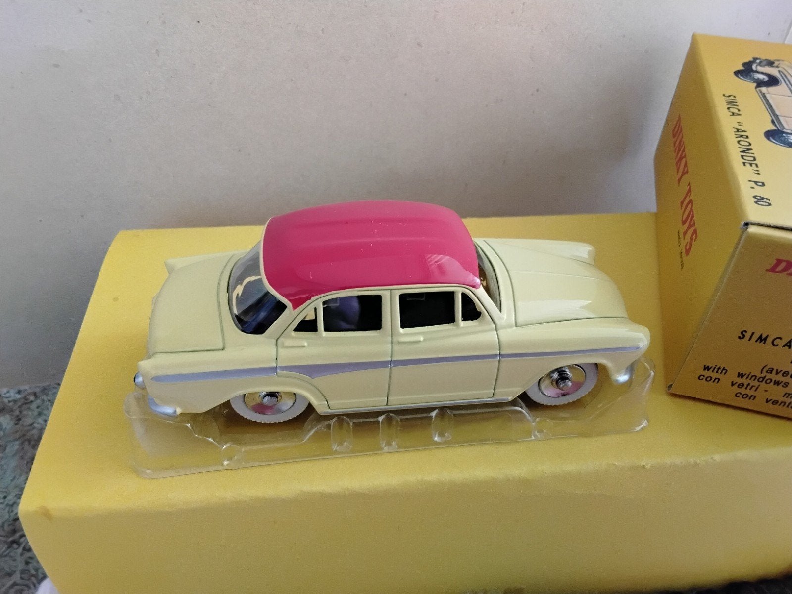 DINKY TOYS ATLAS   SIMCA  ARONDE P.60   NO 544, Ophalen of Verzenden, Zo goed als nieuw, Auto, Dinky Toys