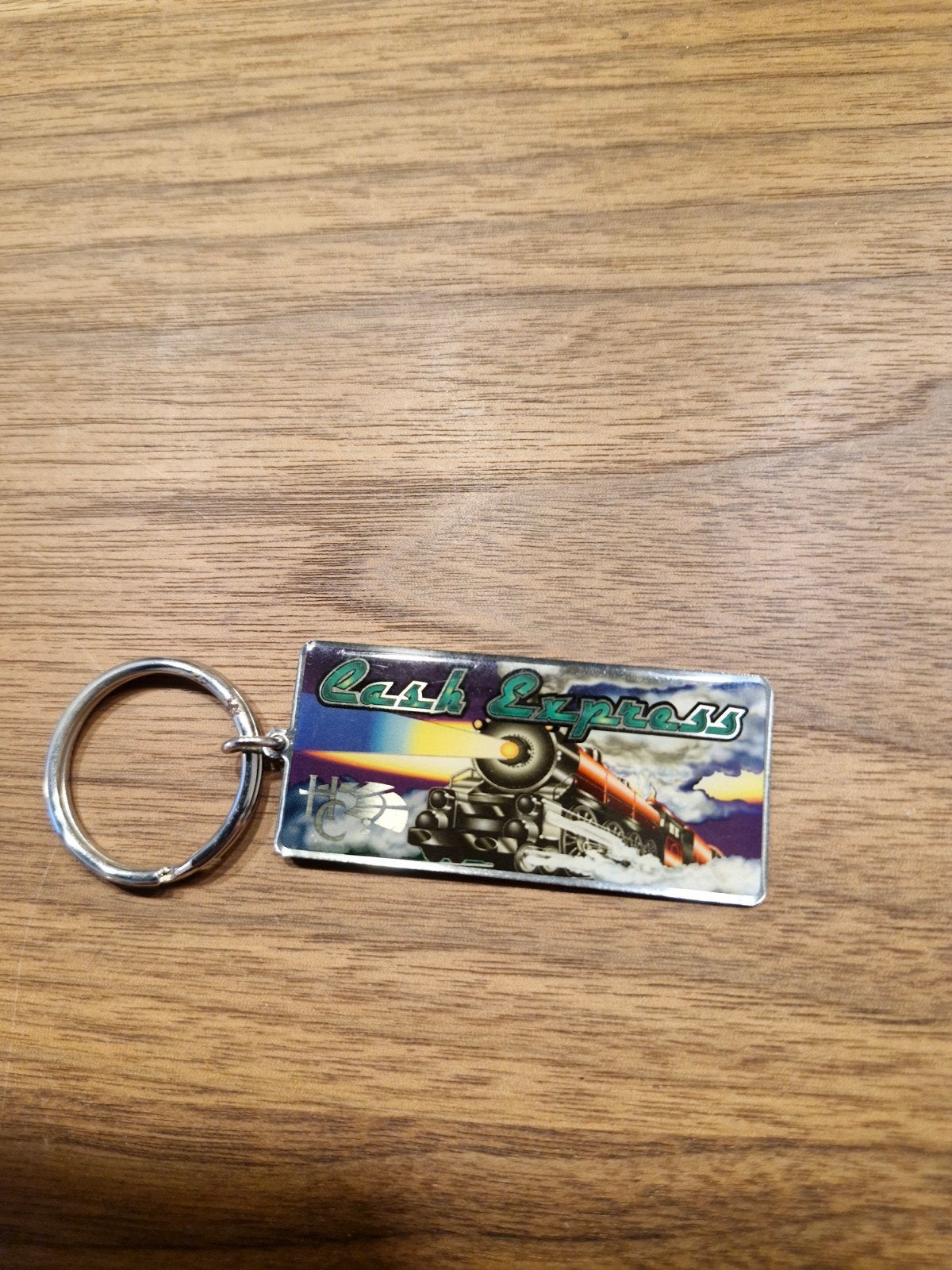 368 Cash Express Sleutelhanger - Trein Design, Verzamelen, Sleutelhangers, Ophalen of Verzenden, Gebruikt, Transport