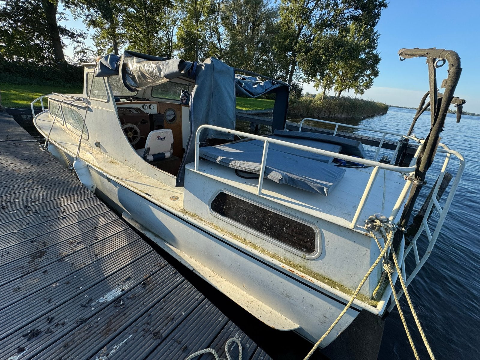 Motorboot 'Jeppie' Breukeleveen, Watersport en Boten, Gebruikt, Walstroom, Binnenboordmotor, 1.80 meter