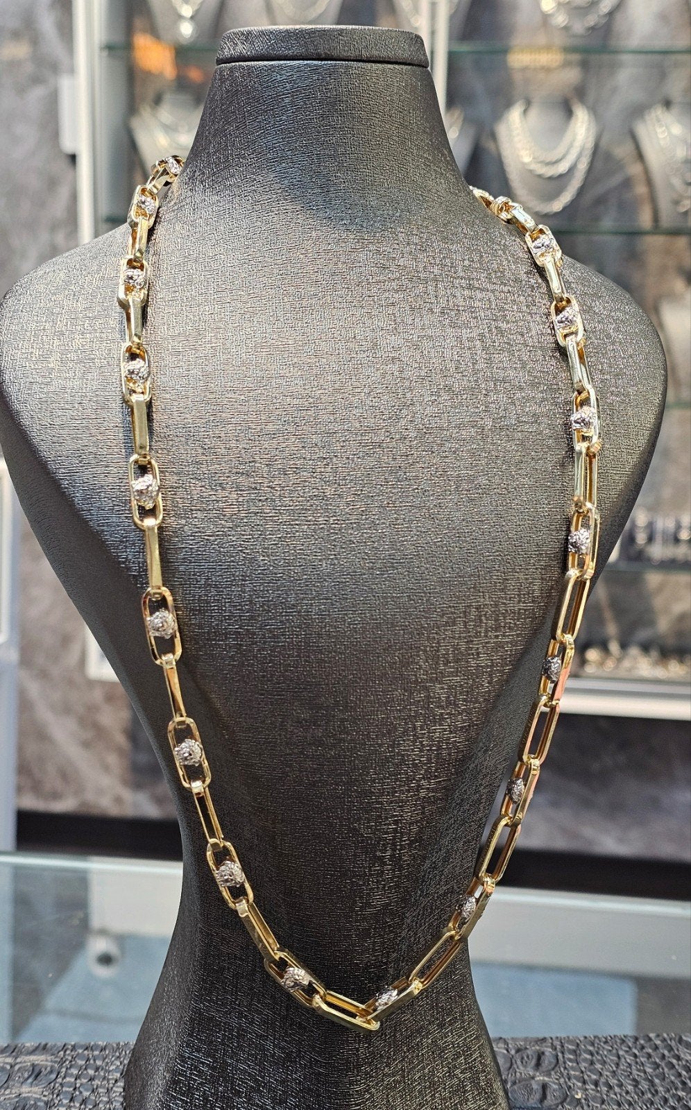 Prachtige Medusa 14k gouden ketting, Ophalen of Verzenden, Nieuw, Goud, Goud