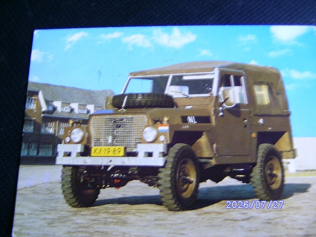 personeelsvoertuig landrover legergroen 1988 jeep auto, Ophalen of Verzenden, 1980 tot heden, Gelopen, Noord-Holland