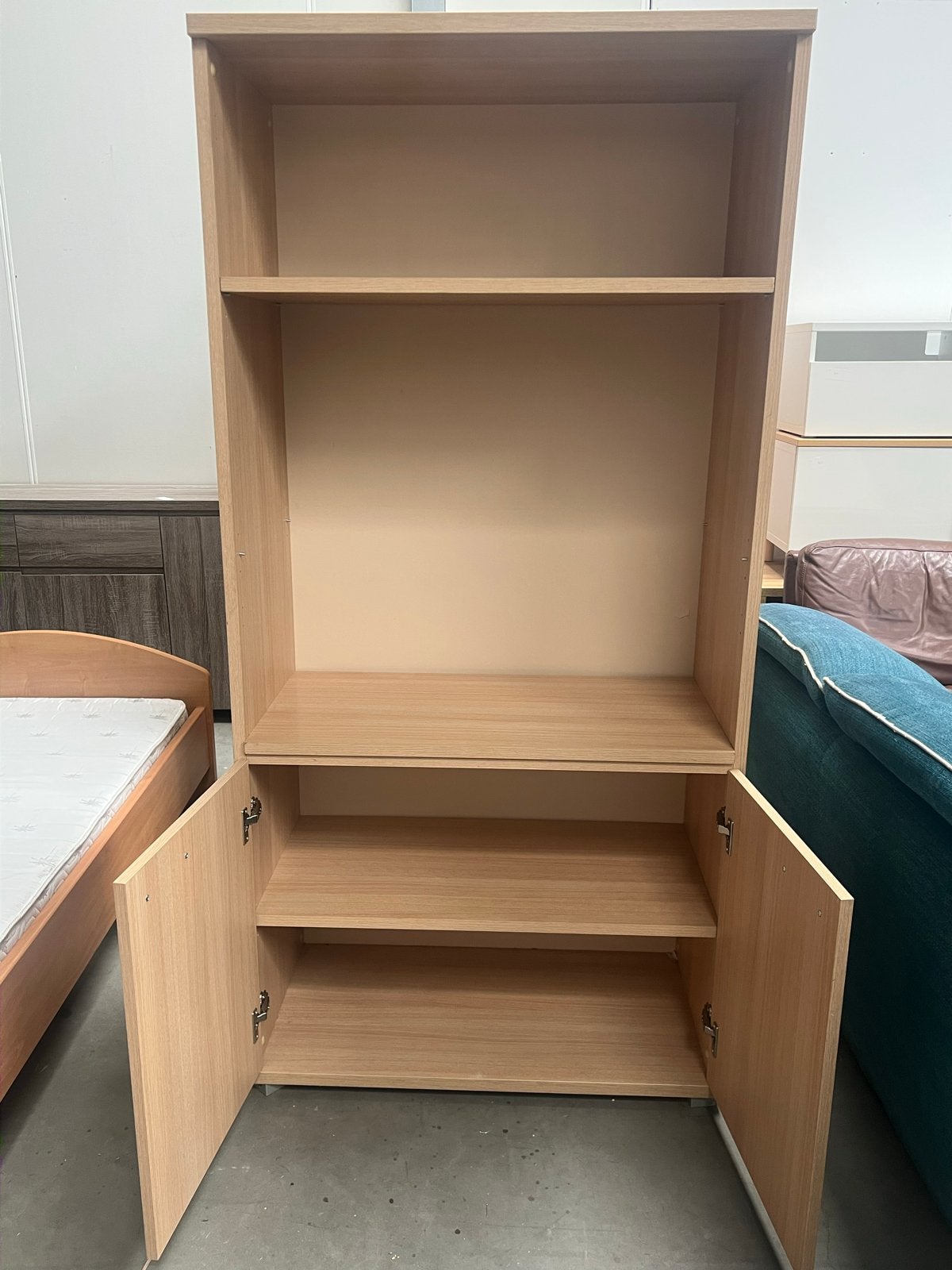 Wandkast, Huis en Inrichting, Kasten | Wandmeubels, Ophalen, Zo goed als nieuw, Minder dan 150 cm, Nvt