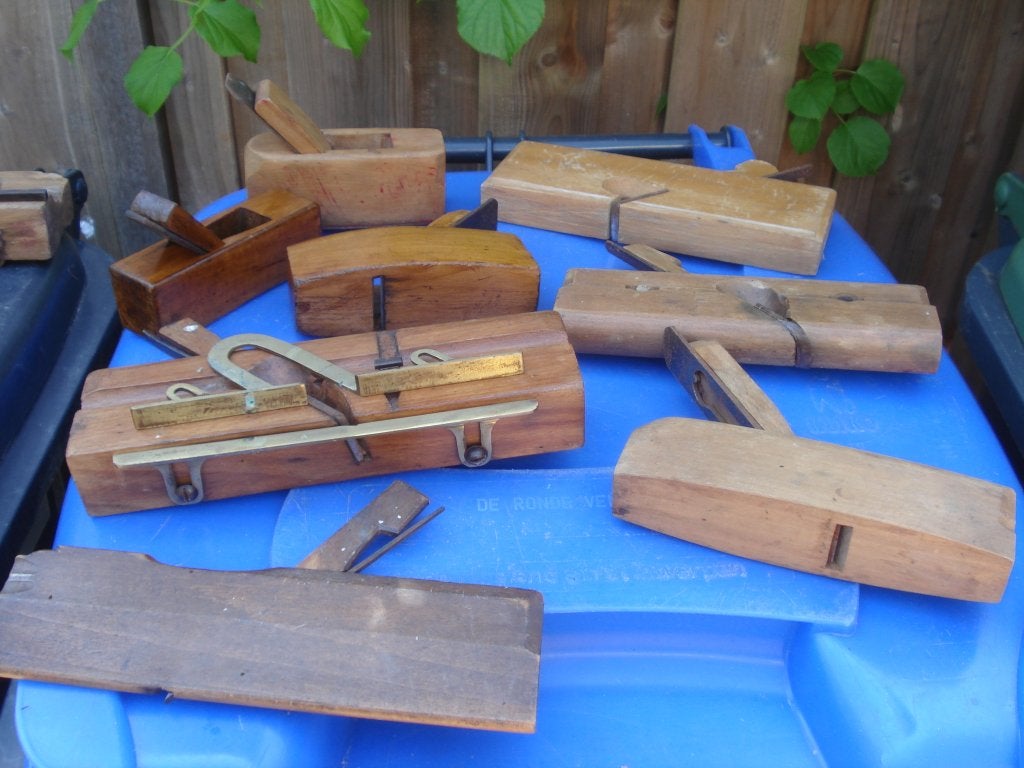 8 OUDE SCHAVEN uit verzameling, Antiek en Kunst, Antiek | Gereedschap en Instrumenten, Ophalen of Verzenden