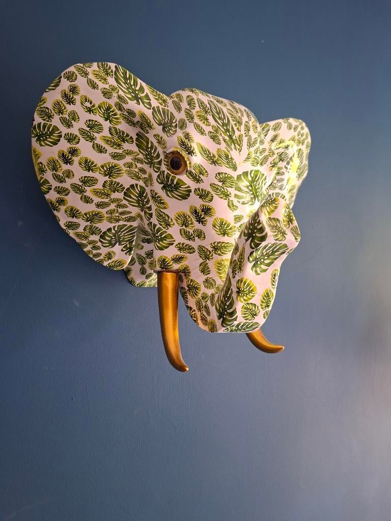 Pomme Pidou Olifant Muurdecoratie Keramiek, Meerkleurig, Overige stijlen, Nieuw, Ophalen of Verzenden