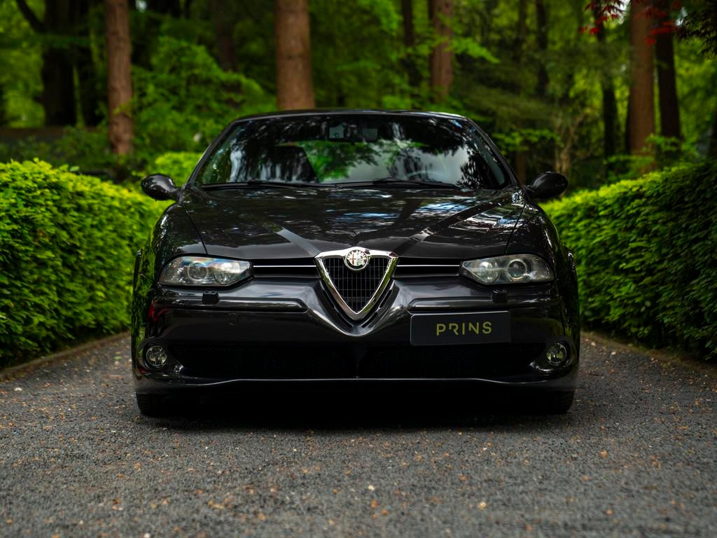 Alfa Romeo 156 3.2 V6 GTA | Origineel Nederlands (bj 2002), Auto's, Gebruikt, Zwart, 252 pk, Bedrijf
